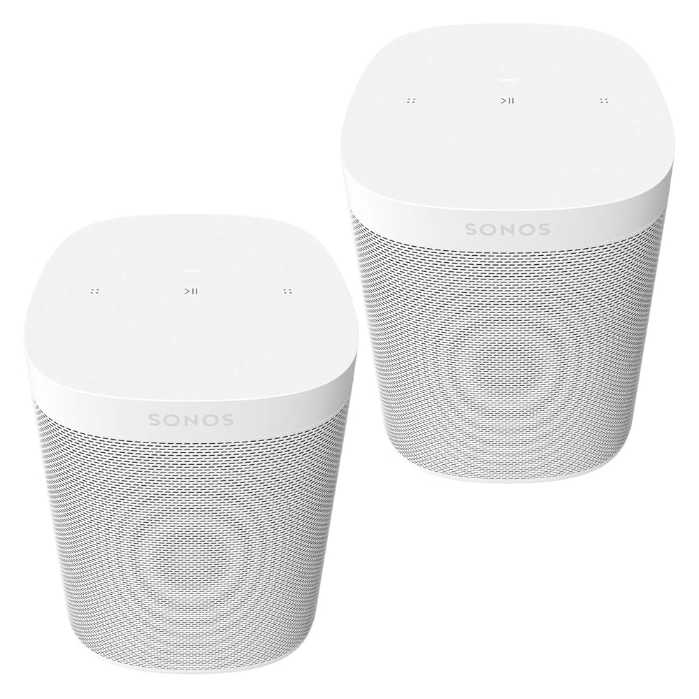 Sonos One、Sonos One SL 2個セット 高音質+拡張性がすばらしい「Sonos One」「Sonos One SL